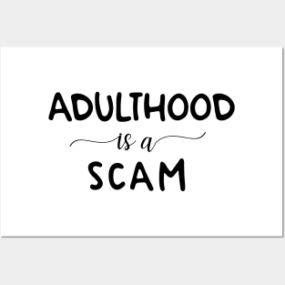 Adulthood humour typography design Posters and Art